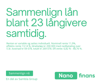 Nano Finans — Finn beste lånetilbud