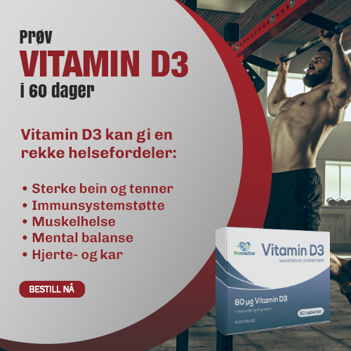 Promedica Vitamin D3 — Prøv Vitamin D3 gratis