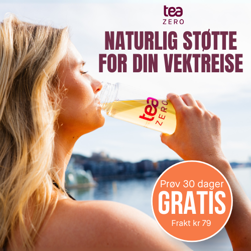 Tea Zero helsekost tilbud med gratis drikkeflaske 